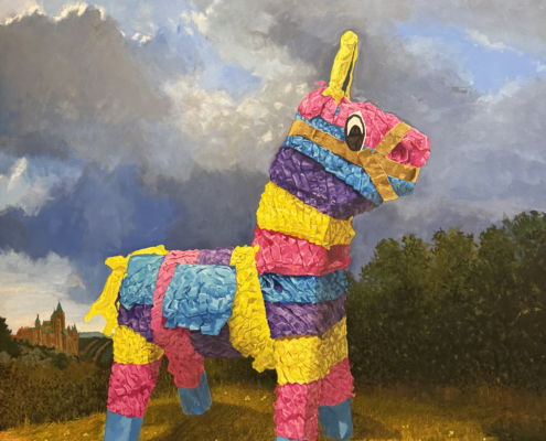 Francisco Palomares | Piñata in 17th Century Lanscape | 2022