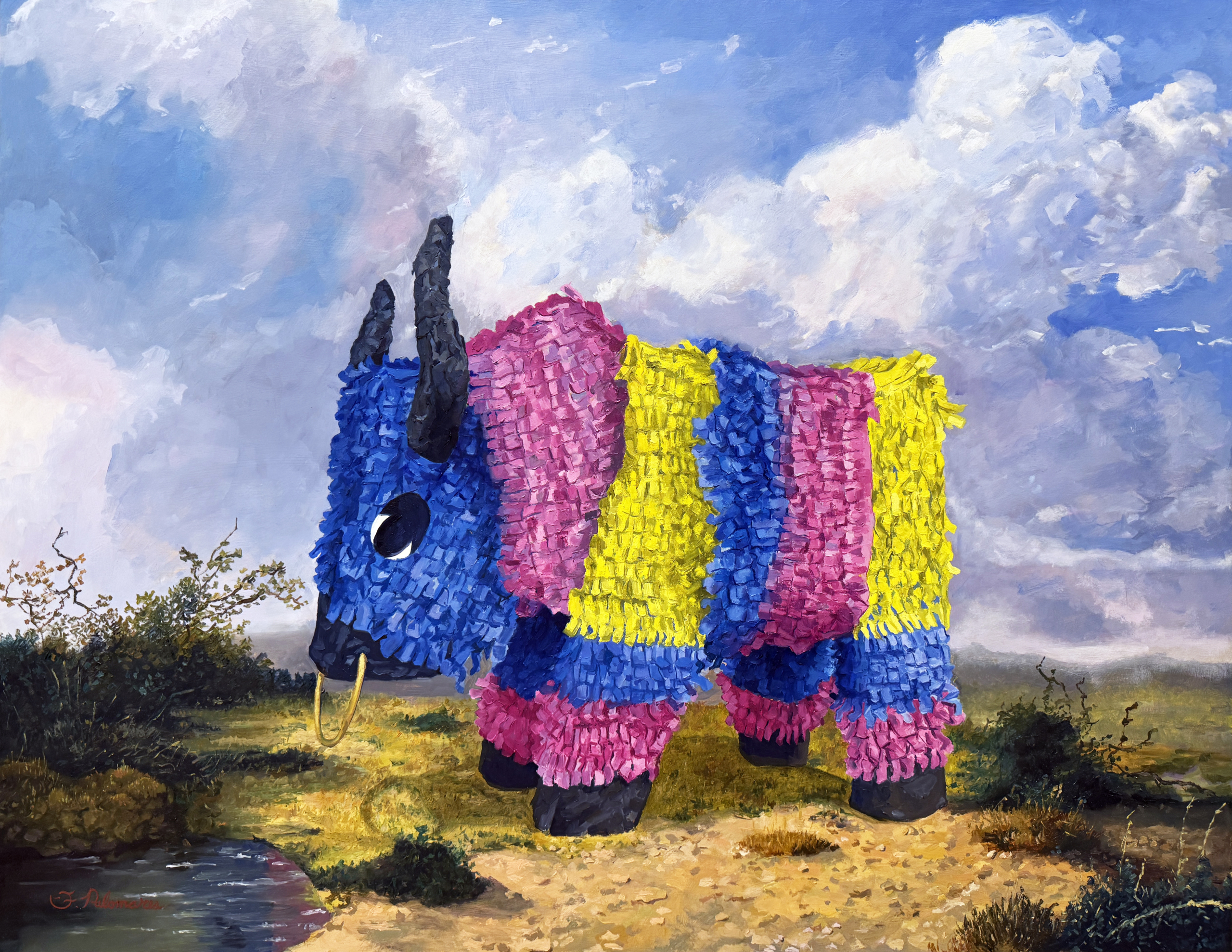 Francisco Palomares | Toro Alone in Landscape | 2025