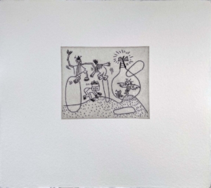 Keith Haring | Untitled (with Sean Kalish) #11 | 1989