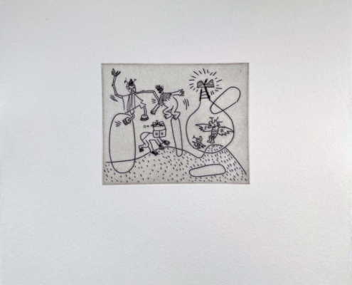 Keith Haring | Untitled (with Sean Kalish) #11 | 1989