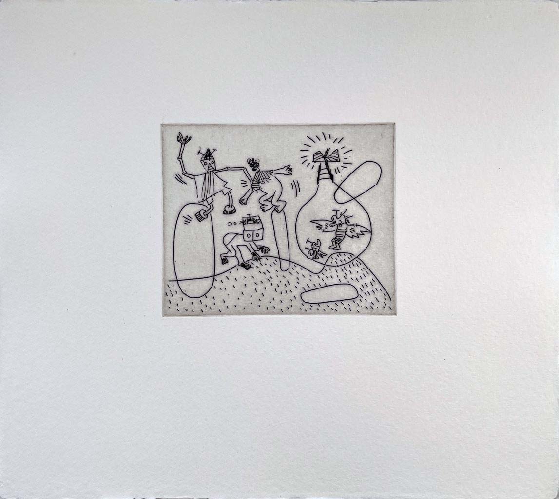 Keith Haring | Untitled (with Sean Kalish) #11 | 1989