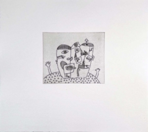 Keith Haring | Untitled (with Sean Kalish) #3 | 1989