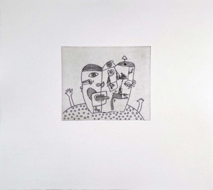 Keith Haring | Untitled (with Sean Kalish) #3 | 1989