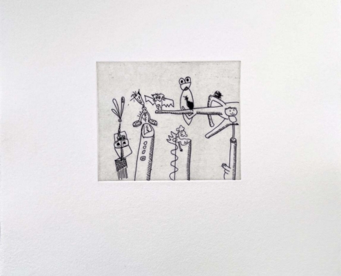 Keith Haring | Untitled (with Sean Kalish) #4 | 1989