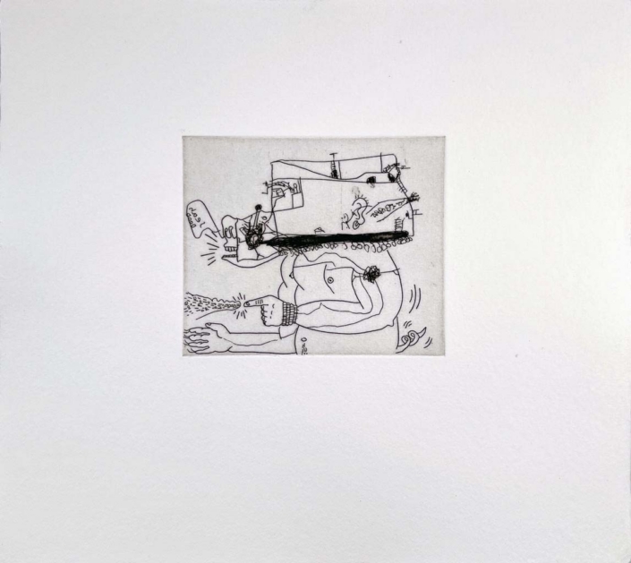Keith Haring | Untitled (with Sean Kalish) #5 | 1989