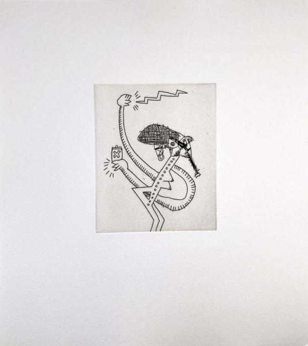 Keith Haring | Untitled (with Sean Kalish) #9 | 1989