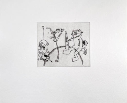 Keith Haring | Untitled (with Sean Kalish) #10 | 1989