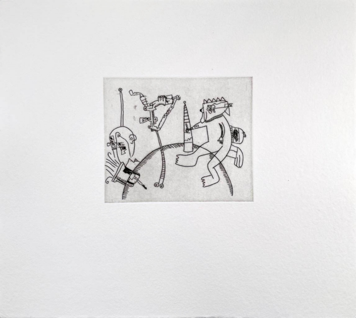 Keith Haring | Untitled (with Sean Kalish) #10 | 1989