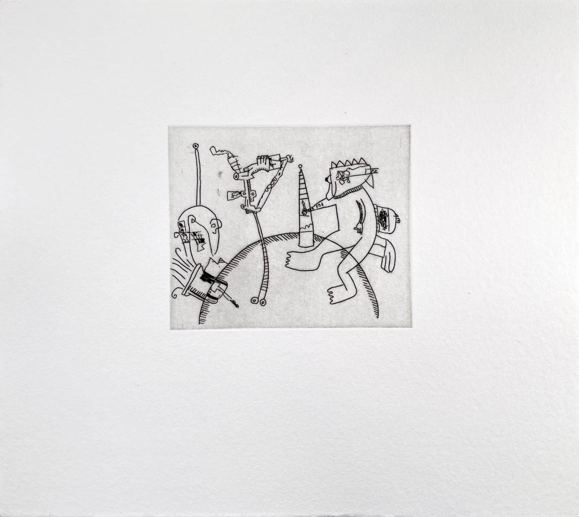 Keith Haring | Untitled (with Sean Kalish) #10 | 1989